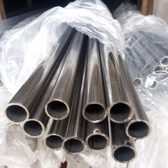 Tubo redondo de aço inoxidável 316 AISI 431 SUS 402 201 304L 316L 410s 430 20mm 9mm Tubo 304 de aço inoxidável